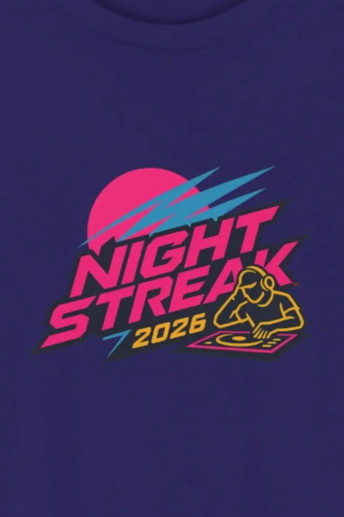 Night Streak™ 2026, Luxury Unisex Jersey Women’s Graphic Tee T-Shirt, Design 1 - Image 2