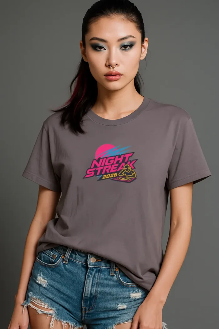 Night Streak™ 2026, Luxury Unisex Jersey Women’s Graphic Tee T-Shirt, Design 1 - Image 3