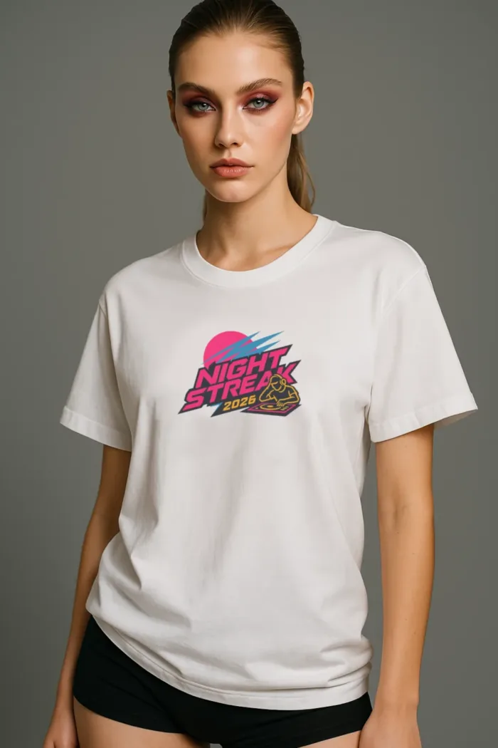 Night Streak™ 2026, Luxury Unisex Jersey Women’s Graphic Tee T-Shirt, Design 1 - Image 4
