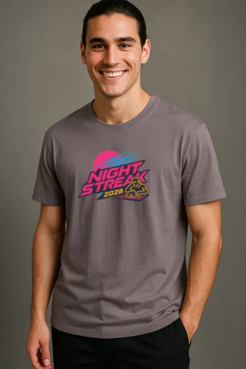 Night Streak™ 2026, Luxury Unisex Men's Graphic Tee T-Shirt, Jersey, Design 1