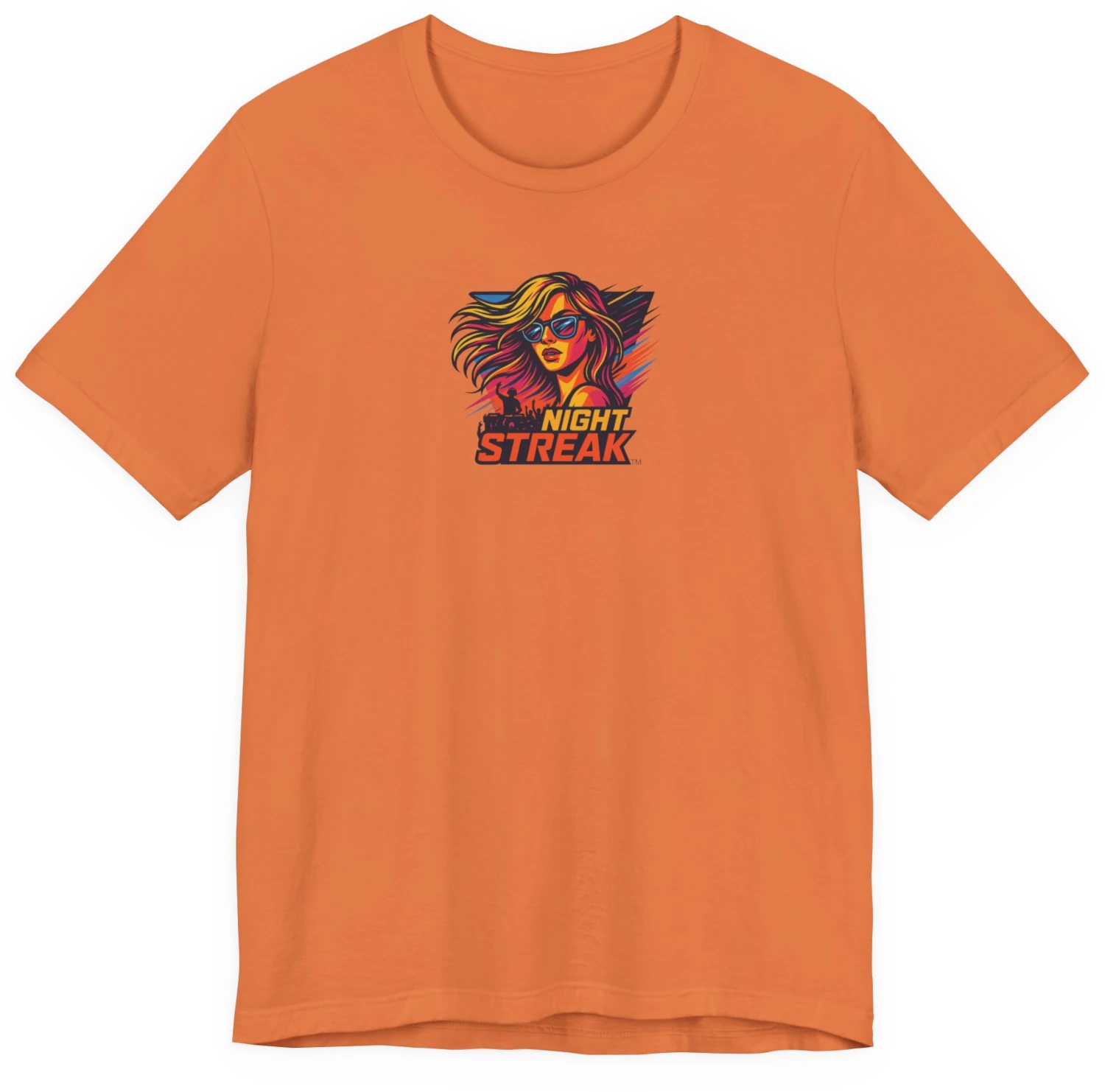 Night Streak™, New Wave, Unisex Men's Jersey Luxury Graphic Tee T-Shirt, Design 2 - Image 7
