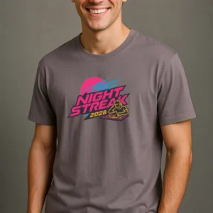 Night Streak™ 2026, Luxury Unisex Men's Graphic Tee T-Shirt, Jersey, Design 1